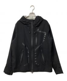 DESCENTE ALLTERRAIN（デザイント オルテライン）の古着「STREAMLINE ACTIVE SHELL JACKET / ストリームライン アクティブ シェルジャケット」｜ブラック