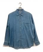 AURALEEオーラリー）の古着「Selvedge Super Light Denim Shirt」｜インディゴ