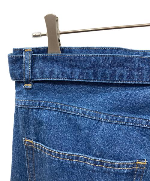 AURALEE（オーラリー）AURALEE (オーラリー) SELVEDGE LIGHT OZ DENIM BELTED パンツ インディゴ サイズ:5の古着・服飾アイテム