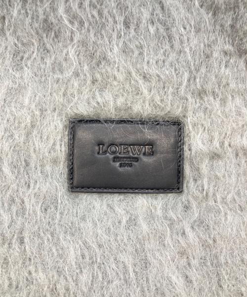 LOEWE（ロエベ）LOEWE (ロエベ) モヘヤマフラー グレーの古着・服飾アイテム