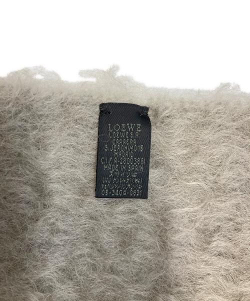 LOEWE（ロエベ）LOEWE (ロエベ) モヘヤマフラー グレーの古着・服飾アイテム