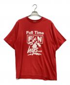 Hysteric Glamourヒステリックグラマー）の古着「FULLTIME FUN T-SHIRTS/02241CT07」｜レッド