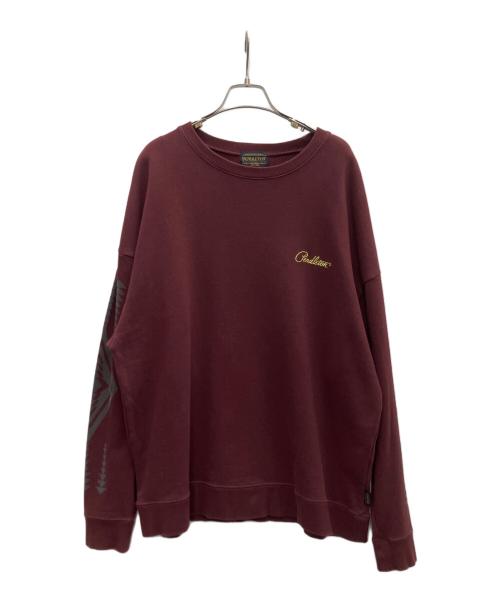 PENDLETON（ペンドルトン）PENDLETON (ペンドルトン) ロゴ刺繍スウェット ブラウン サイズ:Lの古着・服飾アイテム