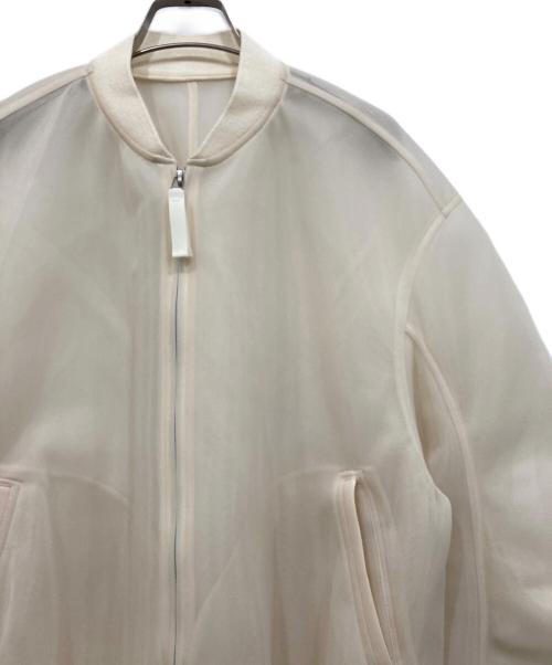 styling/（スタイリング）styling/ (スタイリング) ハイフォルムシアーブルゾン アイボリー サイズ:1の古着・服飾アイテム
