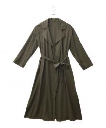 Lisiere（リジェール）の古着「Long Trench Coat」｜カーキ