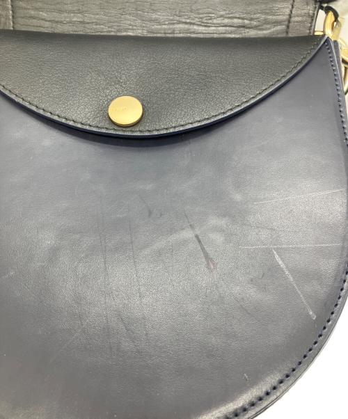 sacai（サカイ）sacai (サカイ) ホースシュー コインパースバッグ ネイビーの古着・服飾アイテム