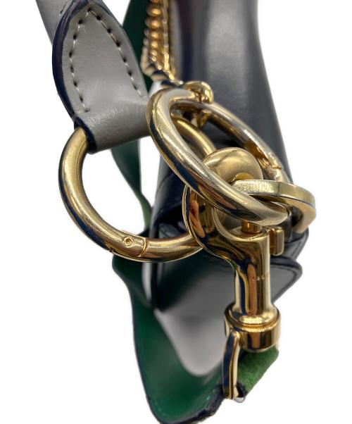 sacai（サカイ）sacai (サカイ) ホースシュー コインパースバッグ ネイビーの古着・服飾アイテム