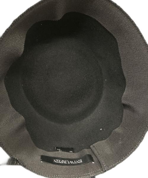 ENTWURFEIN（エントワフェイン）ENTWURFEIN (エントワフェイン) NOEL HAT ブラックの古着・服飾アイテム
