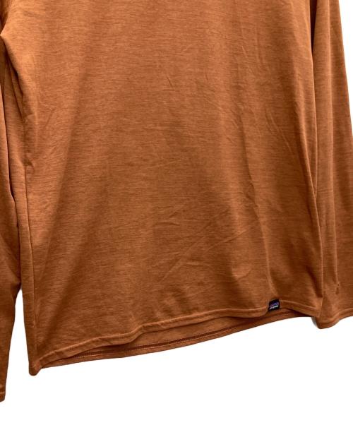Patagonia（パタゴニア）Patagonia (パタゴニア) プリントカットソー ブラウン サイズ:XSの古着・服飾アイテム