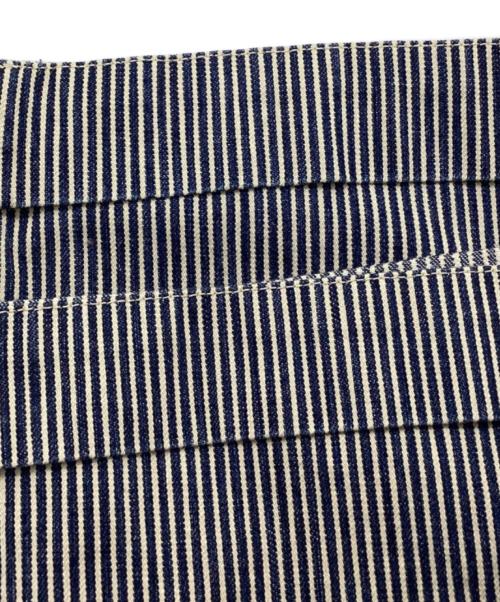 45R（フォーティファイブ・アール）45R (フォーティファイブ・アール) 麦比古デニムのシャルロットバギー(重） ダッシュインディゴヒッコリー サイズ:4の古着・服飾アイテム