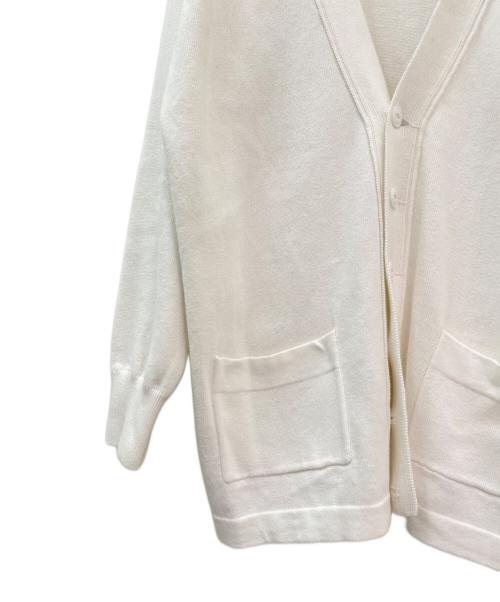 MADISON BLUE（マディソンブルー）MADISON BLUE (マディソンブルー) BIG カーディガン COTTON ホワイト サイズ:00（XS）の古着・服飾アイテム
