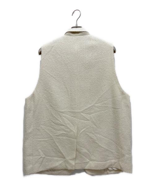 journal standard luxe（ジャーナルスタンダード ラックス）JOURNAL STANDARD LUXE (ジャーナルスタンダード ラックス) ツイードヘリンベスト ホワイト サイズ:freeの古着・服飾アイテム