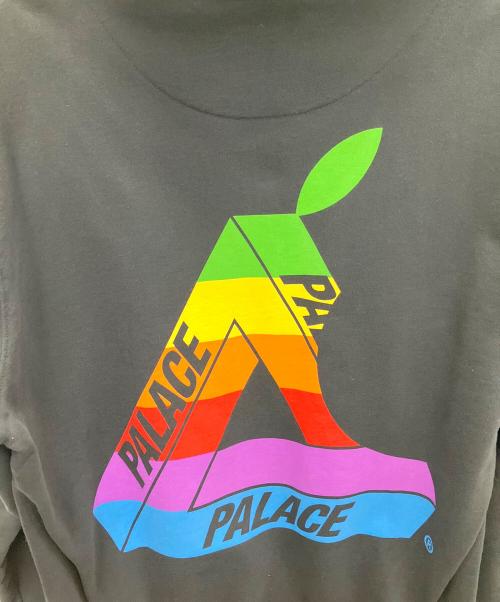 PALACE（パレス）PALACE (パレス) Jobsworth Hoodie ブラック サイズ:Lの古着・服飾アイテム