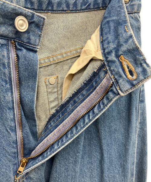 journal standard L'essage（ジャーナルスタンダード レサージュ）journal standard L'essage (ジャーナルスタンダード レサージュ) デニムカーブパンツ ブルー サイズ:36の古着・服飾アイテム