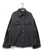 LONSLANロンスラン）の古着「ブラックデニムジャケット」｜ブラック