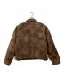 FREAK'S STORE (フリークスストア) フェード加工 レザレットブルゾン ブラウン サイズ:FREE：6000円