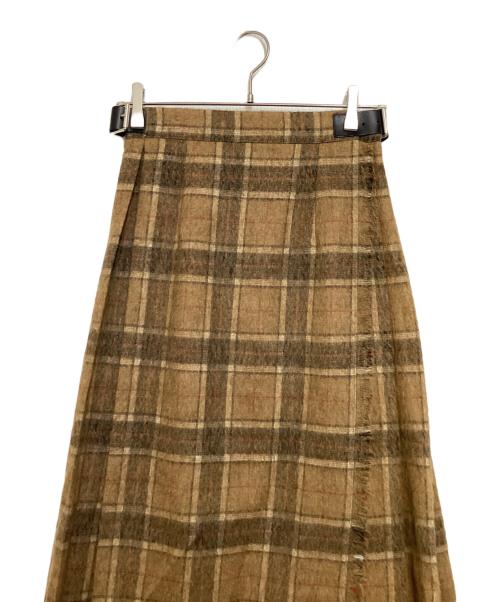O'NEIL OF DUBLIN（オニールオブダブリン）O'NEIL OF DUBLIN (オニールオブダブリン) JOURNAL STANDARD (ジャーナルスタンダード) 別注キルトスカート ベージュ サイズ:６の古着・服飾アイテム