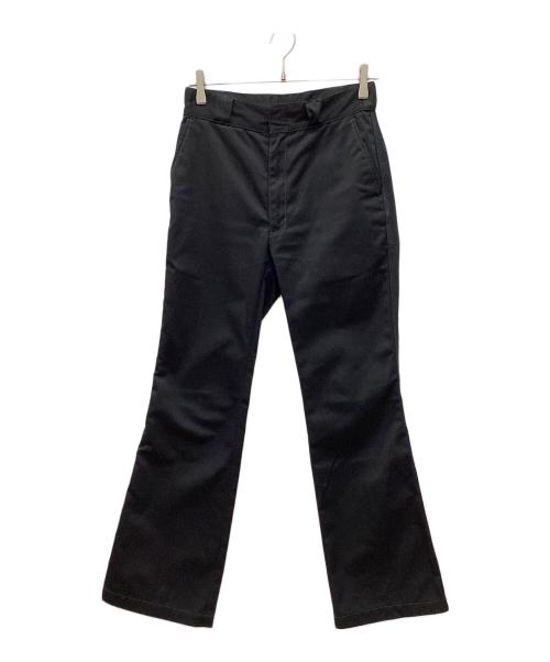 TOGA PULLA（トーガ プルラ）TOGA PULLA (トーガ プルラ) Dickies (ディッキーズ) Flare pants　バックデザインパンツ ブラック サイズ:34　の古着・服飾アイテム
