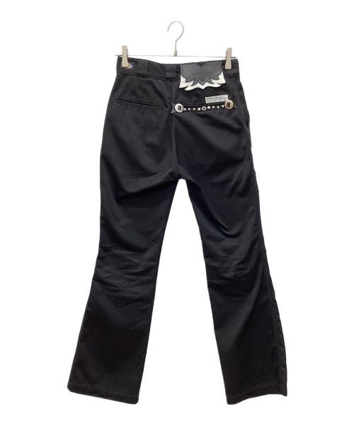 TOGA PULLA（トーガ プルラ）TOGA PULLA (トーガ プルラ) Dickies (ディッキーズ) Flare pants　バックデザインパンツ ブラック サイズ:34　の古着・服飾アイテム