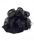 LUDLOWラドロー）の古着「チュールショルダーバッグ」｜ブラック