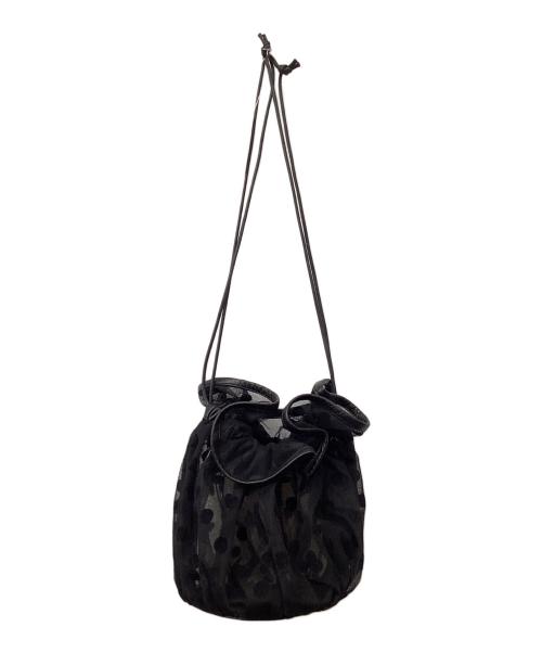 LUDLOW（ラドロー）LUDLOW (ラドロー) チュールショルダーバッグ ブラックの古着・服飾アイテム