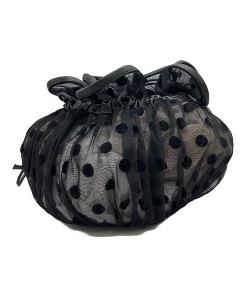 LUDLOW（ラドロー）LUDLOW (ラドロー) チュールショルダーバッグ ブラックの古着・服飾アイテム