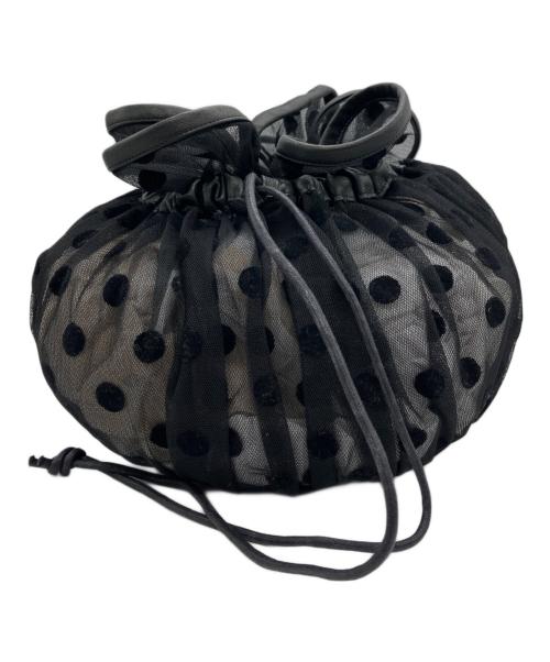 LUDLOW（ラドロー）LUDLOW (ラドロー) チュールショルダーバッグ ブラックの古着・服飾アイテム