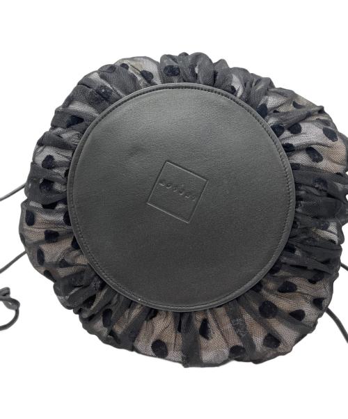 LUDLOW（ラドロー）LUDLOW (ラドロー) チュールショルダーバッグ ブラックの古着・服飾アイテム