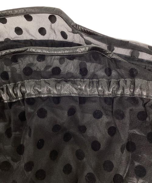 LUDLOW（ラドロー）LUDLOW (ラドロー) チュールショルダーバッグ ブラックの古着・服飾アイテム