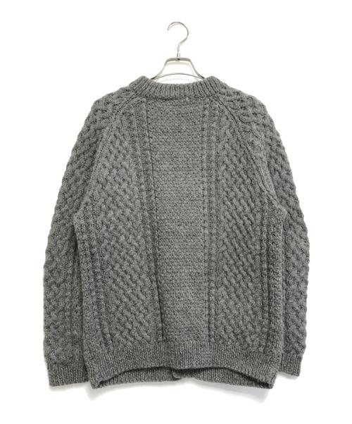 INVERALLAN（インバーアラン）INVERALLAN (インバーアラン) ウールニットカーディガン グレー サイズ:表記なしの古着・服飾アイテム