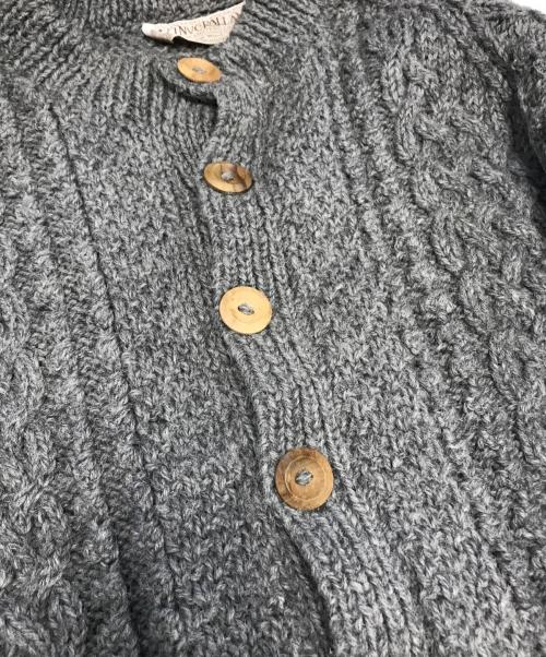 INVERALLAN（インバーアラン）INVERALLAN (インバーアラン) ウールニットカーディガン グレー サイズ:表記なしの古着・服飾アイテム