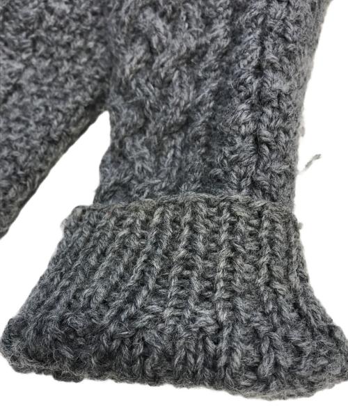 INVERALLAN（インバーアラン）INVERALLAN (インバーアラン) ウールニットカーディガン グレー サイズ:表記なしの古着・服飾アイテム