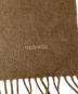 HERMES (エルメス) カシミヤフリンジマフラー ブラウン：25000円