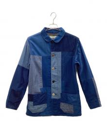 FDMTL（ファンダメンタル）の古着「刺し子クレイジーパターンカバーオール」｜インディゴ