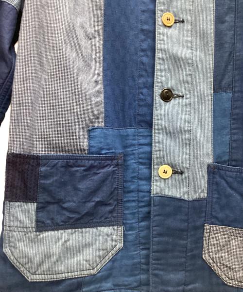 FDMTL（ファンダメンタル）FDMTL (ファンダメンタル) 刺し子クレイジーパターンカバーオール インディゴ サイズ:サイズ2の古着・服飾アイテム