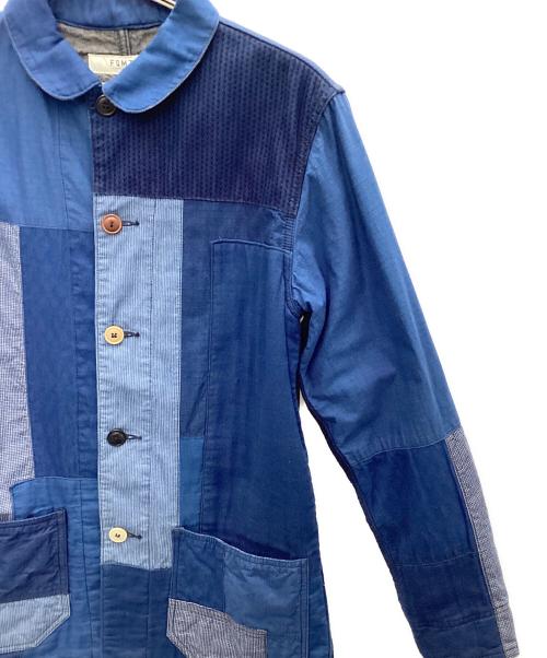 FDMTL（ファンダメンタル）FDMTL (ファンダメンタル) 刺し子クレイジーパターンカバーオール インディゴ サイズ:サイズ2の古着・服飾アイテム