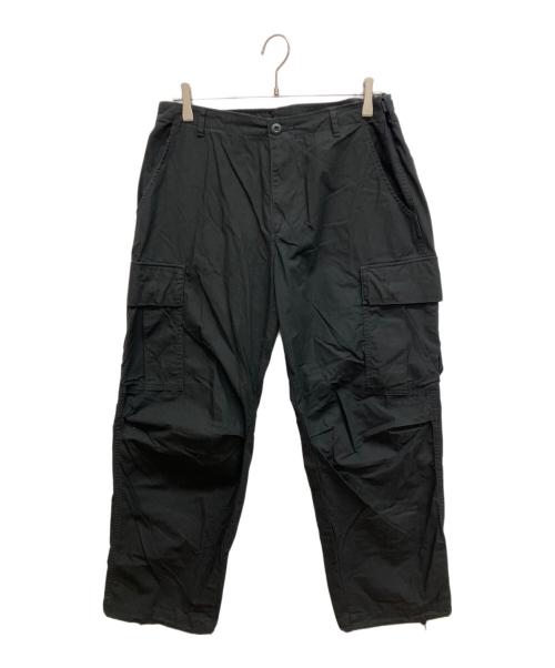 ordinary fits（オーディナリーフィッツ）ordinary fits (オーディナリーフィッツ) カーゴパンツ ブラック サイズ:3の古着・服飾アイテム