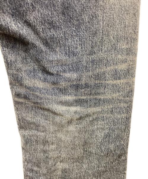 FDMTL（ファンダメンタル）FDMTL (ファンダメンタル) ダメージ加工刺し子パッチワークデニムパンツ インディゴ サイズ:W32の古着・服飾アイテム