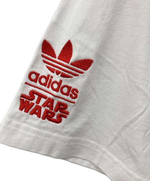 adidas Originals（アディダスオリジナル）adidas originals (アディダスオリジナル) STAR WARS (スターウォーズ) 半袖Tシャツ ホワイト サイズ:XLの古着・服飾アイテム
