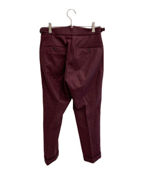 BERWICH（ベルウィッチ）BERWICH (バーウィック) スコッチプリーツパンツ ボルドー サイズ:42の古着・服飾アイテム