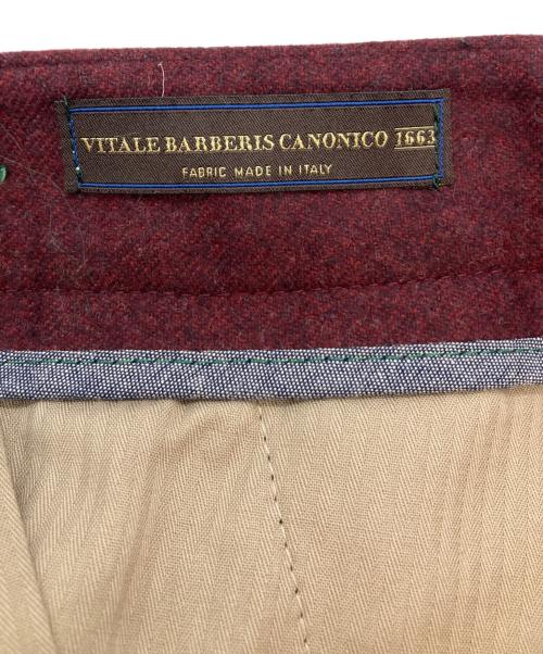 BERWICH（ベルウィッチ）BERWICH (バーウィック) スコッチプリーツパンツ ボルドー サイズ:42の古着・服飾アイテム