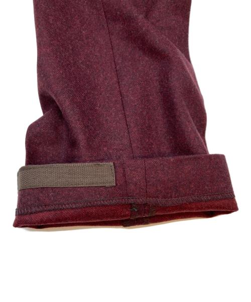 BERWICH（ベルウィッチ）BERWICH (バーウィック) スコッチプリーツパンツ ボルドー サイズ:42の古着・服飾アイテム