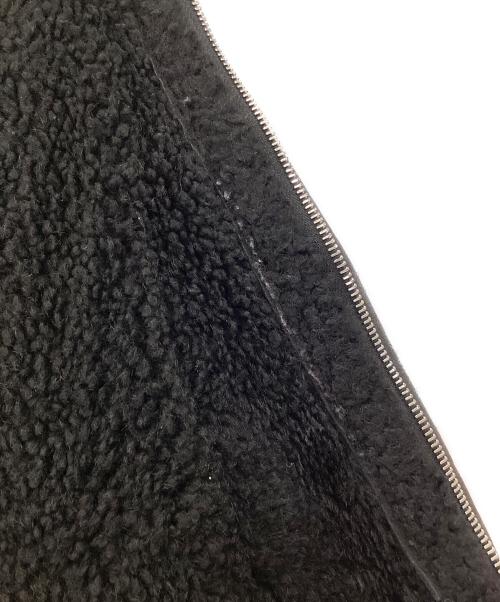 EMMETI（エンメティ）EMMETI (エンメティ) ムートンシングルライダースジャケット ブラック サイズ:44の古着・服飾アイテム