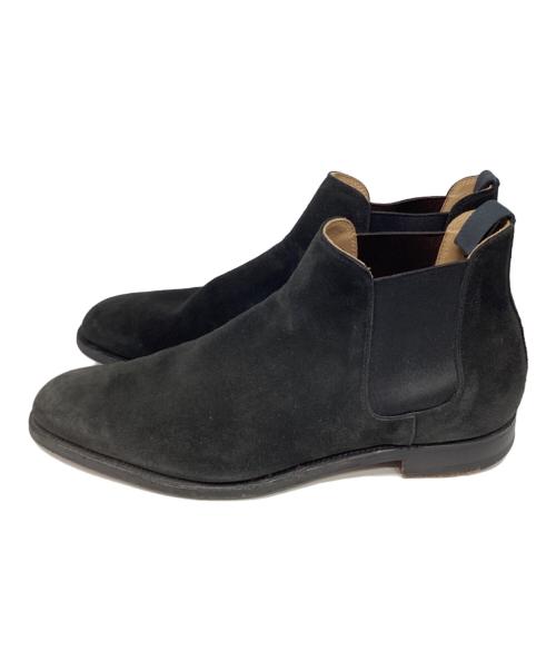 Crockett & Jones（クロケット＆ジョーンズ）Crockett & Jones (クロケット＆ジョーンズ) BEAMS F (ビームスエフ) サイドゴアブーツ ブラック サイズ:6 1/2Eの古着・服飾アイテム