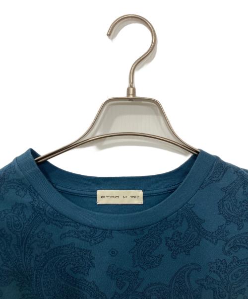 ETRO（エトロ）ETRO (エトロ) ペイズリー柄Tシャツ ブルー サイズ:Ｍの古着・服飾アイテム