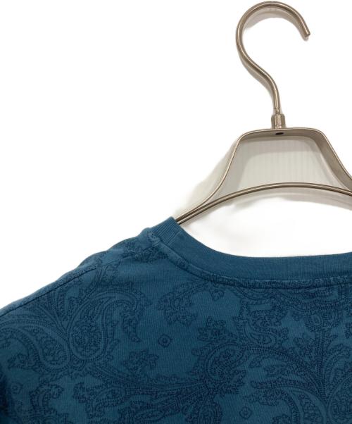 ETRO（エトロ）ETRO (エトロ) ペイズリー柄Tシャツ ブルー サイズ:Ｍの古着・服飾アイテム