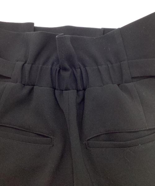 Heve（ヘイヴ）Heve (ヘイヴ) ハイウエストデザインスラックス ブラック サイズ:38の古着・服飾アイテム