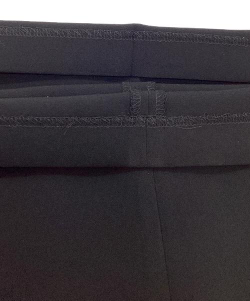 Heve（ヘイヴ）Heve (ヘイヴ) ハイウエストデザインスラックス ブラック サイズ:38の古着・服飾アイテム