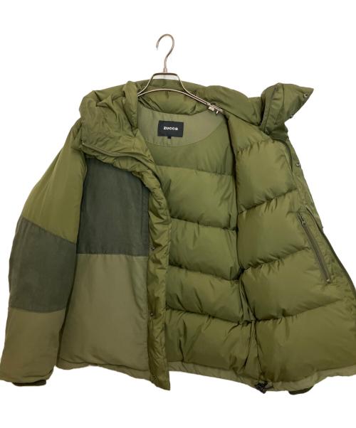 ZUCCA（ズッカ）ZUCCA (ズッカ) ドッキングダウンジャケット オリーブ サイズ:Mの古着・服飾アイテム