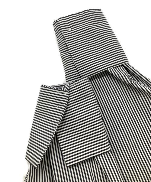 SOEJU（ソージュ）SOEJU (ソージュ) バンドカラーロングシャツ ブルー サイズ:Fの古着・服飾アイテム